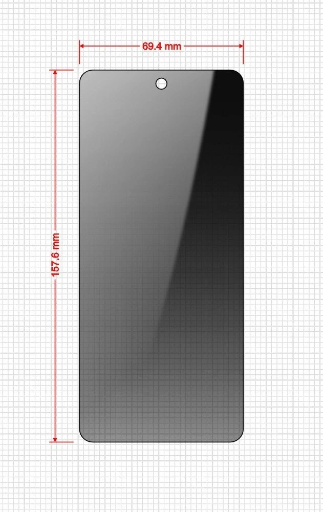 GrizzGlass Privatizuojantis stiklas SecretGlass Easy, skirtas HMD Pulse Pro [2 vnt.]