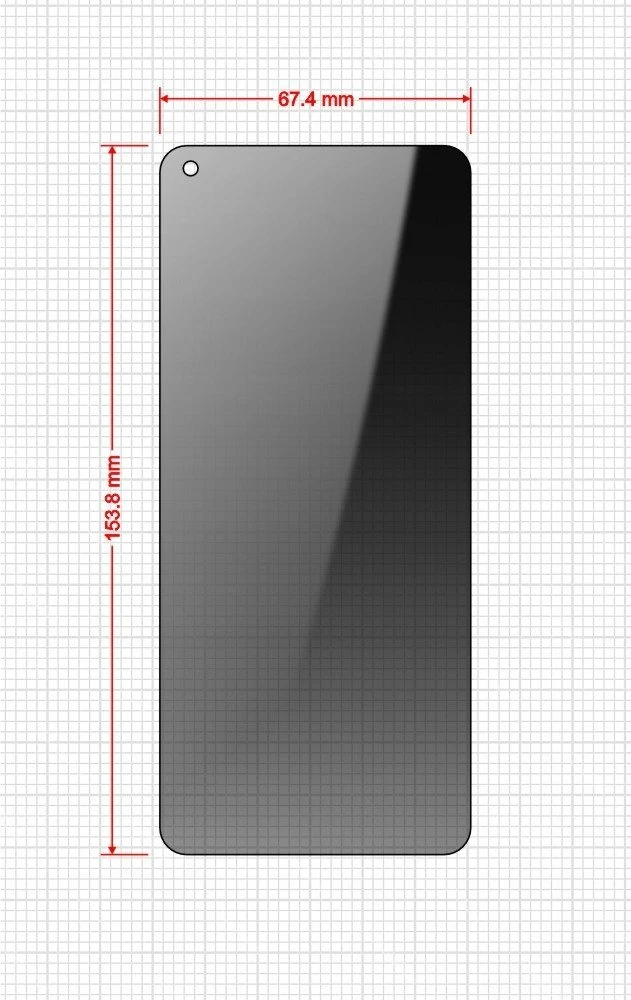 GrizzGlass Privatumą užtikrinantis stiklas SecretGlass Easy, skirtas Oppo Reno 8T [2 vnt. paketas]