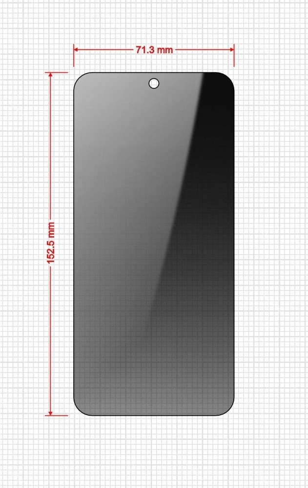 GrizzGlass Privatumo stiklas SecretGlass Easy skirtas Samsung Galaxy A54 [2 PACK]