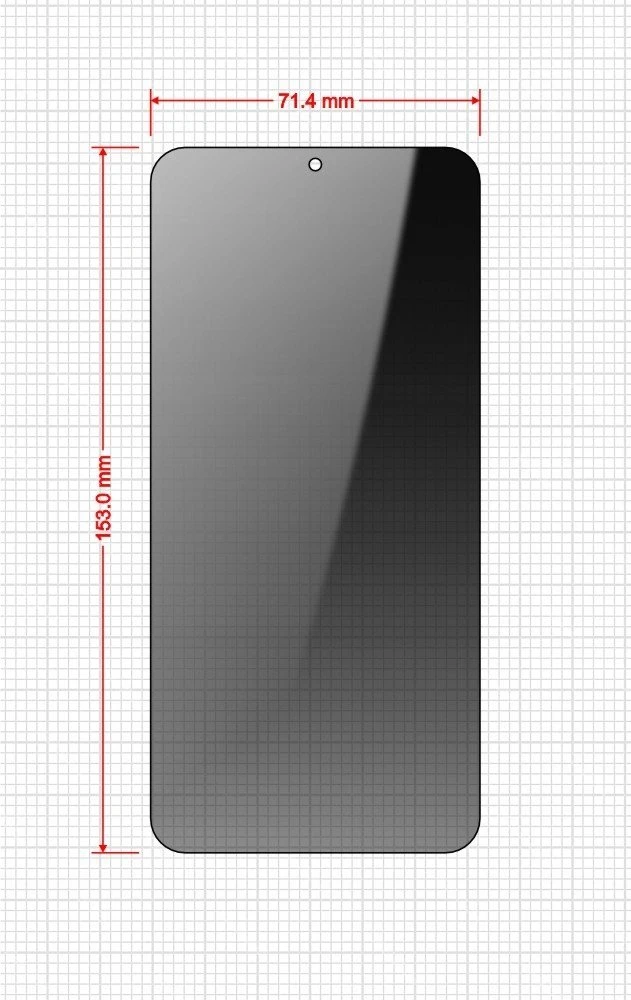 GrizzGlass Privatumo stiklas SecretGlass Easy, skirtas Samsung Galaxy S23 Plus
