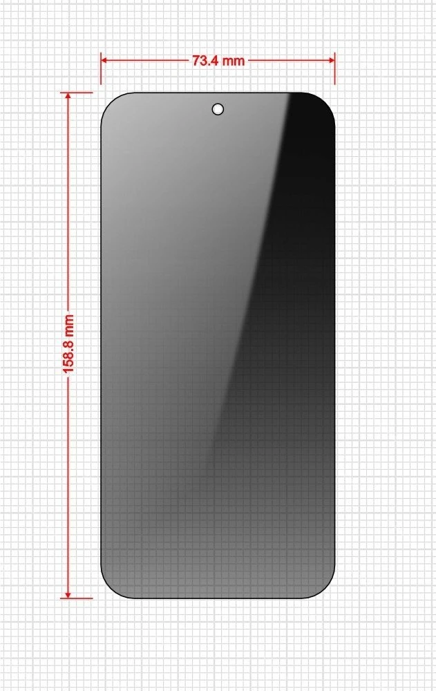 GrizzGlass Privatizuojantis stiklas SecretGlass Easy skirtas Nothing Phone 2a