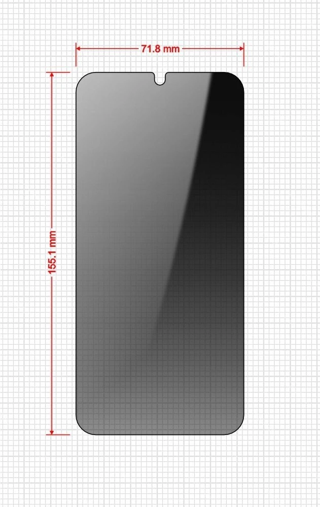 GrizzGlass Privatumo stiklas SecretGlass Easy, skirtas Samsung Galaxy M15 [2 vnt.]