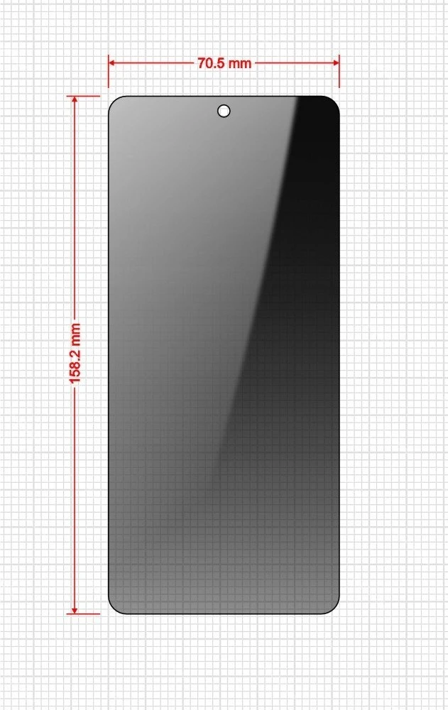 GrizzGlass Privatumą užtikrinantis stiklas SecretGlass Easy, skirtas Samsung Galaxy M55