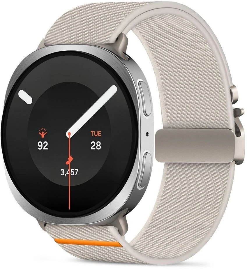 TECH-PROTECT NYLON CLASP SAMSUNG GALAXY WATCH 8 / 9 / CLASSIC (40 / 44 / 46 MM) STARLIGHT