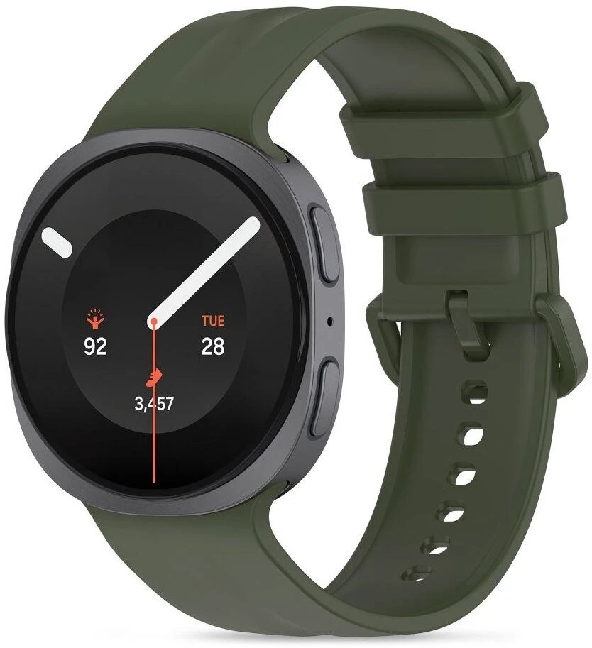 TECH-PROTECT SILICONE EVO SAMSUNG GALAXY WATCH 8 / 9 / CLASSIC (40 / 44 / 46 MM) KARINĖ ŽALIA