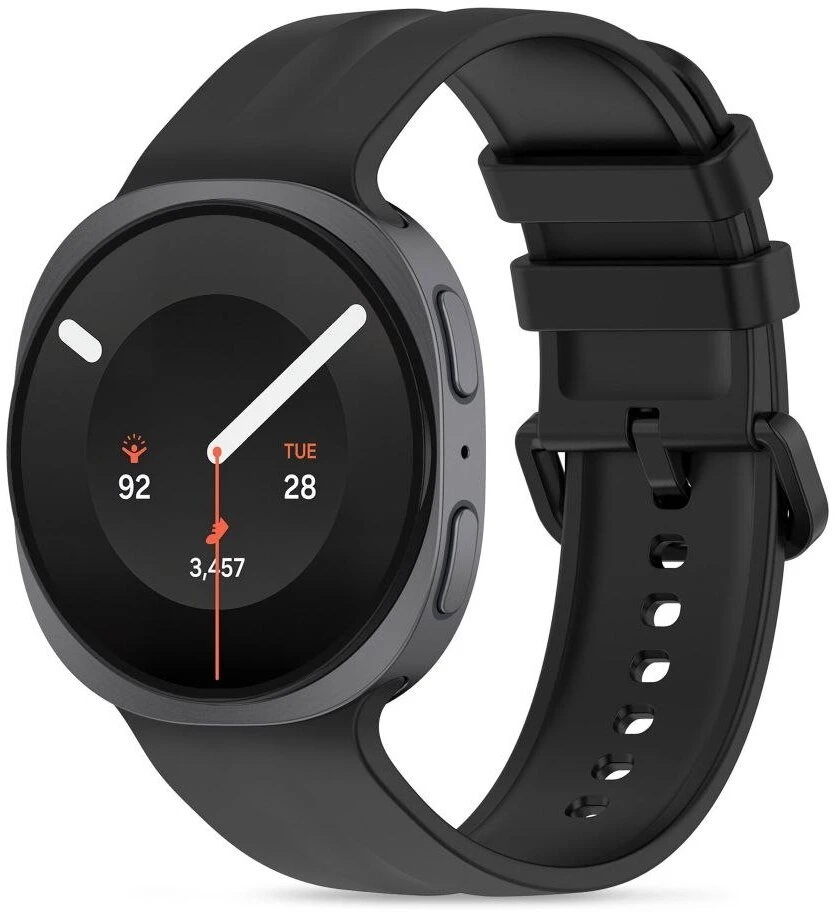 TECH-PROTECT SILICONE EVO SAMSUNG GALAXY WATCH 8 / 9 / CLASSIC (40 / 44 / 46 MM) Juodas