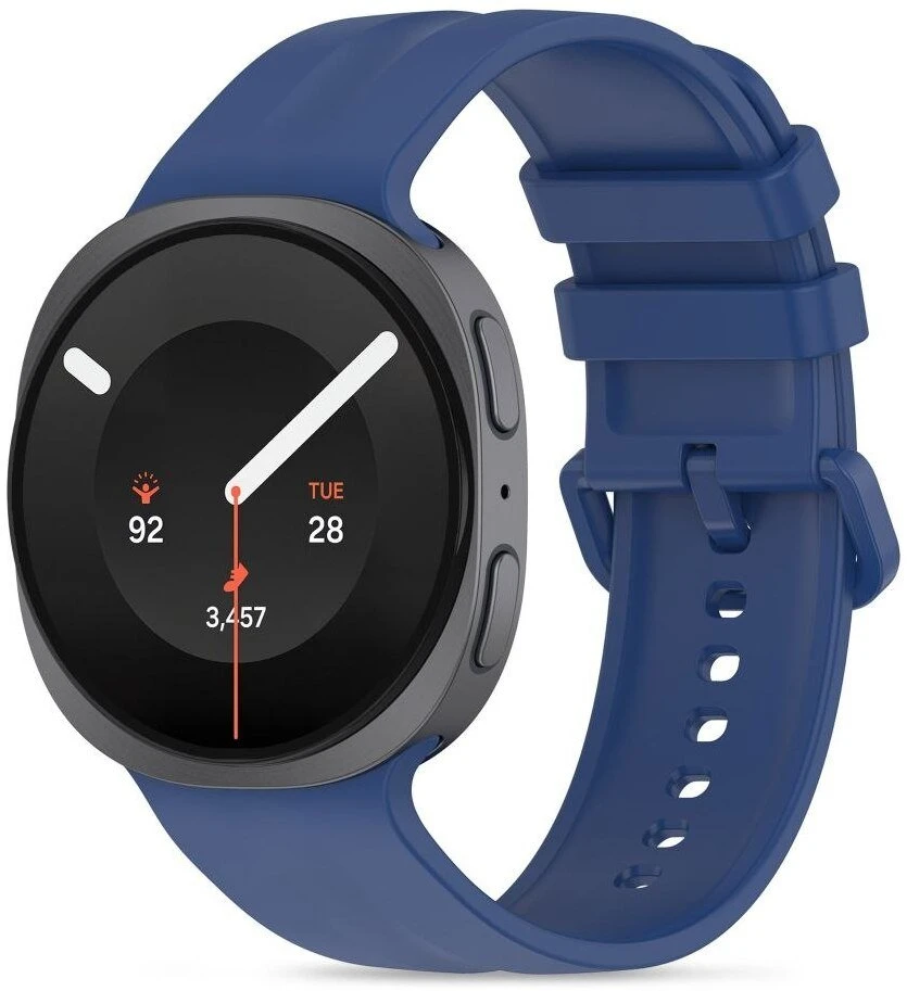 TECH-PROTECT SILICONE EVO SAMSUNG GALAXY WATCH 8 / 9 / CLASSIC (40 / 44 / 46 MM) TAMSIAI MĖLYNAS