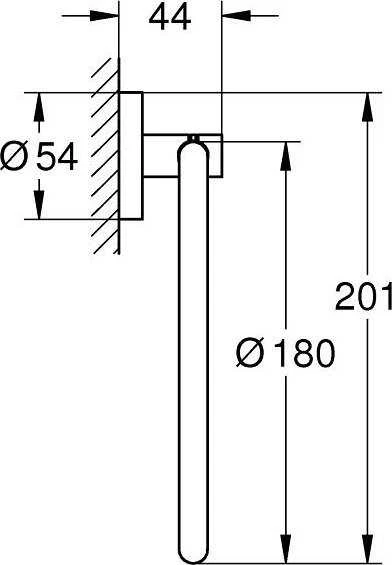 Grohe ESSENTIALS TOWER HANG, C.SUN