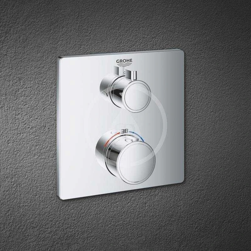 Grohe GROHTHERM dušo čiaupas GROHTHERM BATERIJOS LAIKMATIS 2 IŠĖJIMAI
