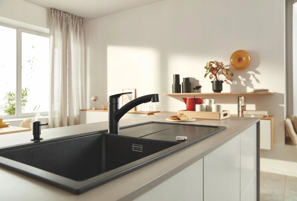 Grohe Dozatorius muilo 500ml juoda matinė spalva