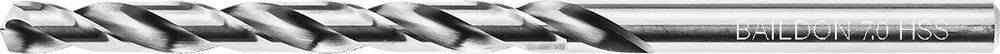 Grąžtas Wiertła „Baildon BASIC DIN 340 RN NWKb“ 7 mm metalo grąžtai, HSS (S), 156–102 mm, 10 kartotinis