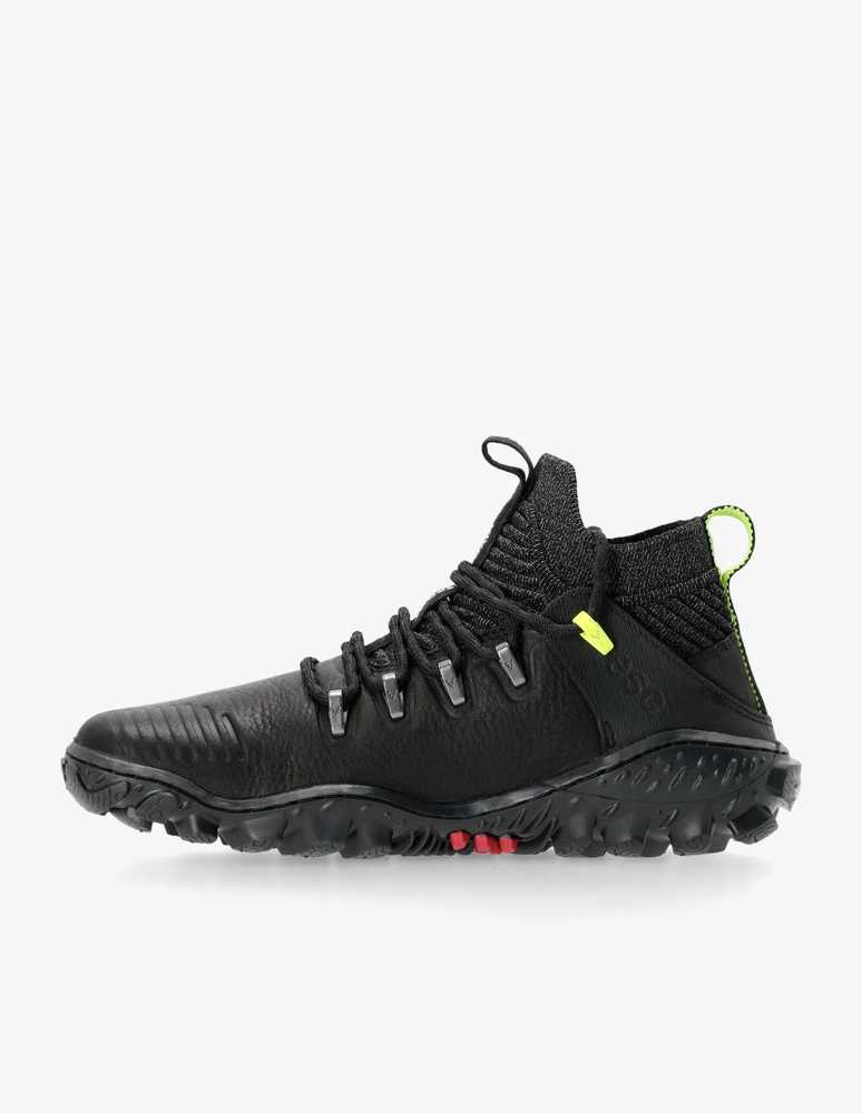 Gronell Žygio batai Vivobarefoot Magna Forest ESC, juodi ir salotiniai