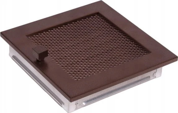 Grotelės židiniui HEARTH, vario spalvos, 170 x 170 mm