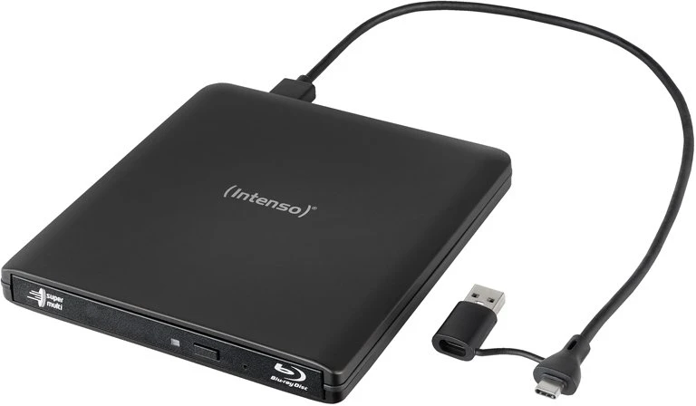 Išorinis „Blu-ray Intenso“ diskų įrenginys „Blu-ray“ įrašymo įrenginys EOD 500BD