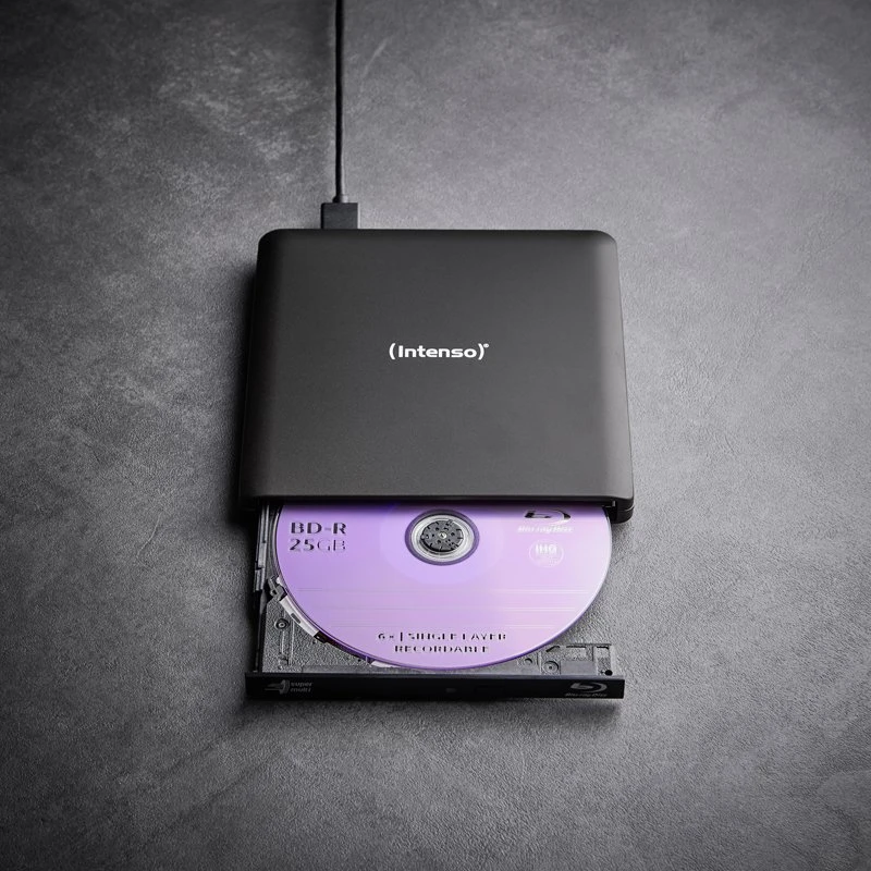 Išorinis „Blu-ray Intenso“ diskų įrenginys „Blu-ray“ įrašymo įrenginys EOD 500BD