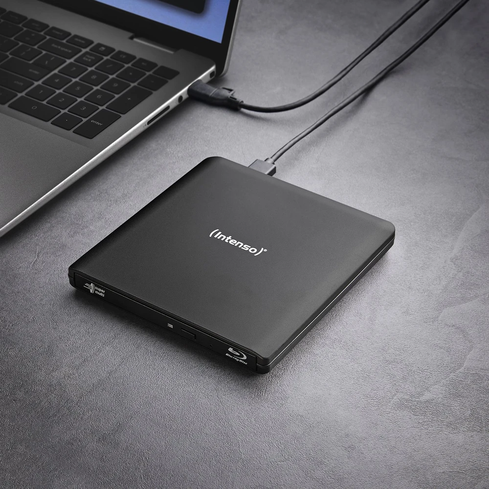 ITN Intenso EOD 500BD Slim optinių diskų įrenginys Blu-Ray ROM Juoda