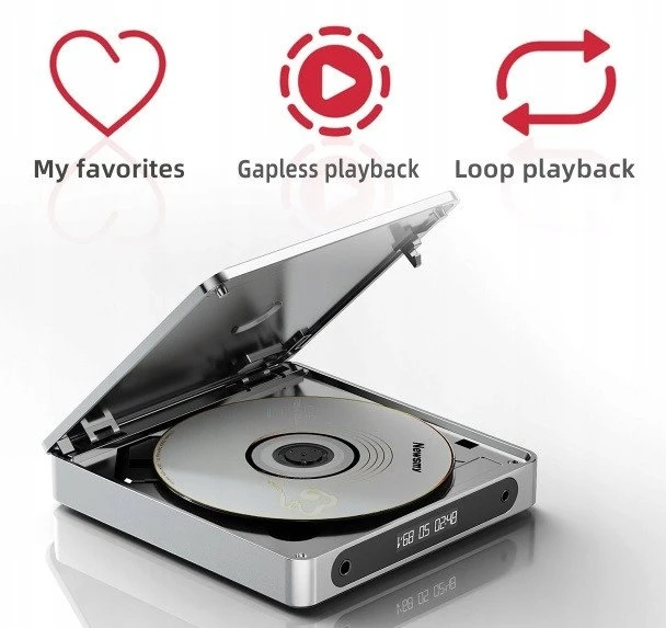 Grotuvas CD FiiO DM13 BT - juodas - Przenośny CD grotuvas su Bluetooth