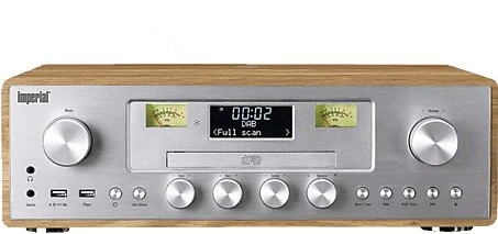 Radijas Imperial DABMAN 280 - CD, DAB+, FM, ASA, BT, USB - medinis