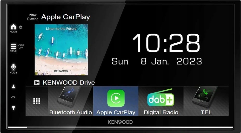 Automagnetola Kenwood, DMX-7722DABS 2-DIN WIFI multimedija, Bluetooth, USB