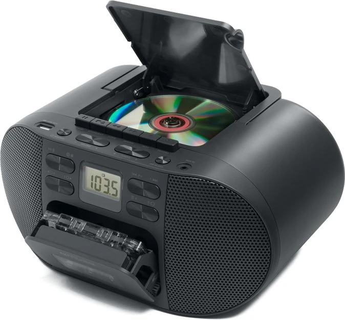 Muse M-188 RDC | Nešiojamasis radijas su „Blu-ray“ CD / MP3 kasečių grotuvu | AUX įvestis