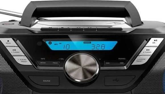 Philips CD Soundmachine AZB798T/12, Bluetooth, CD, MP3-CD, USB, DAB+, FM, kasetė, 12W