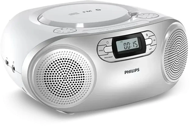 Grotuvas Philips CD Soundmachine TAZ2000 sidabrinė/balta - Grotuvas (TAZ2000S/10)