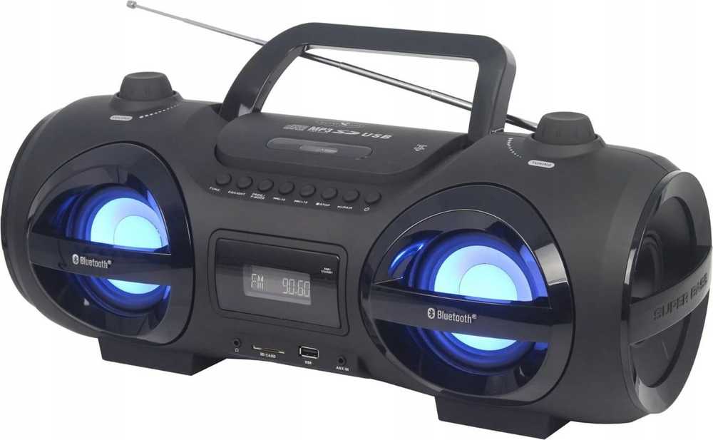 Grotuvas Reflexion CDR900BT Boombox BT juoda