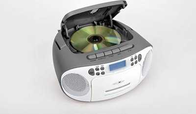 Grotuvas Reflexion RCR2260 Boombox balta/pilka