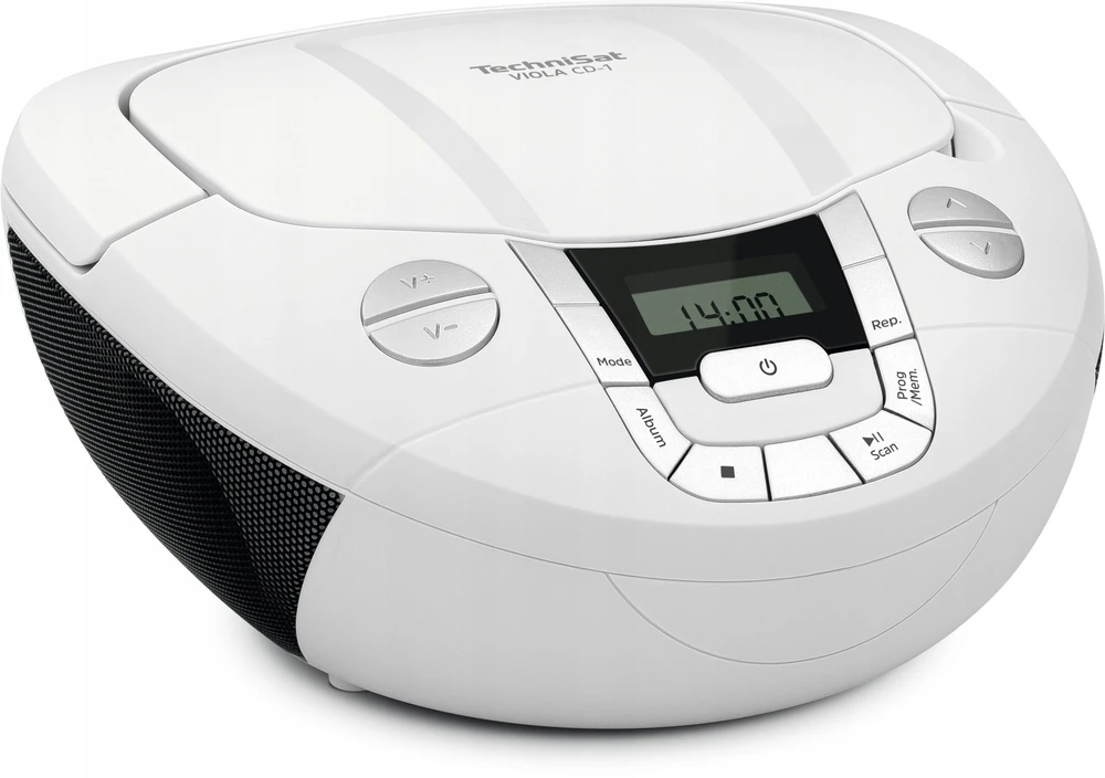 Grotuvas TechniSat Grotuvas CD TechniSat VIOLA CD-1 FM DAB+ MP3 LCD AUX Bluetooth balta
