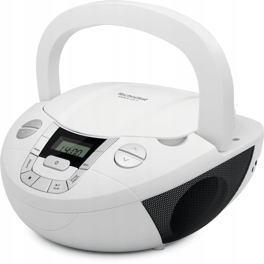 Grotuvas TechniSat Grotuvas CD TechniSat VIOLA CD-1 FM DAB+ MP3 LCD AUX Bluetooth balta