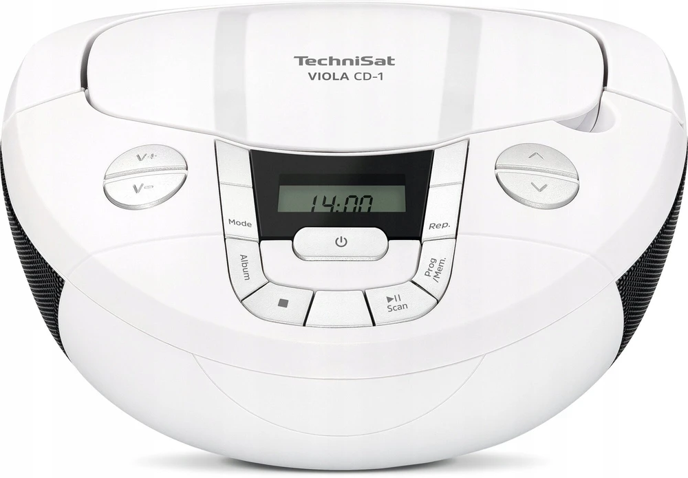 Grotuvas TechniSat Grotuvas CD TechniSat VIOLA CD-1 FM DAB+ MP3 LCD AUX Bluetooth balta