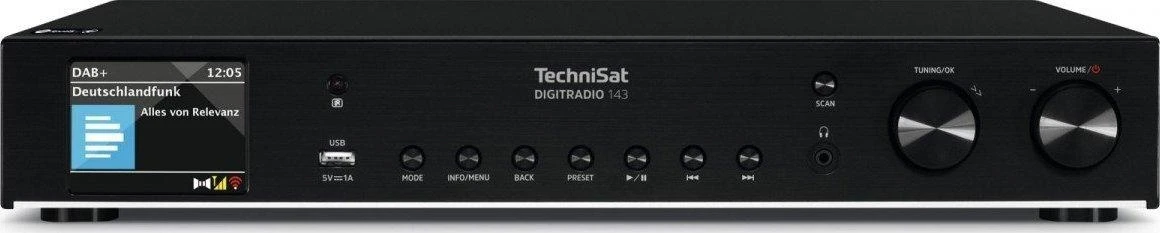 TechniSat Digitradio 143 V3 radijas juodas