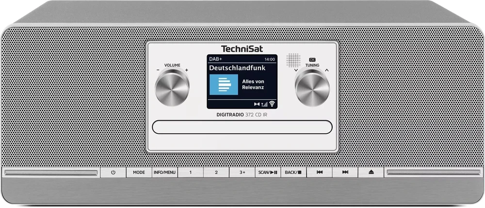 Technisat DigatRadio 372 CD IR sidabras