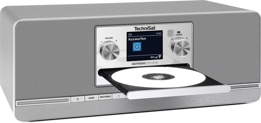 Technisat DigatRadio 372 CD IR sidabras