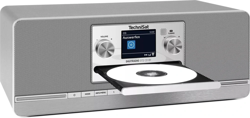 TechniSat „Technsat DigitRadio 372 CD BT“ sidabrinis