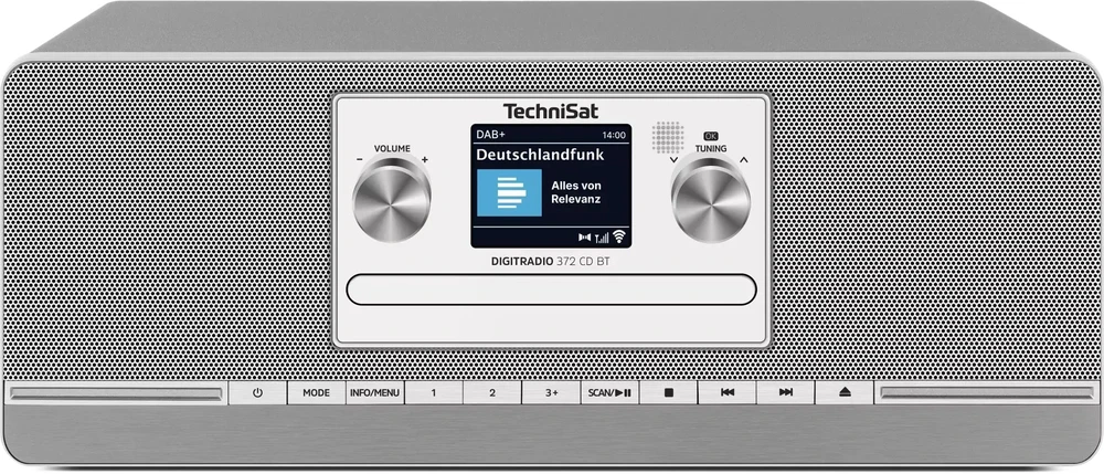 TechniSat „Technsat DigitRadio 372 CD BT“ sidabrinis
