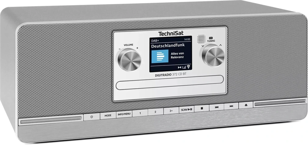 TechniSat „Technsat DigitRadio 372 CD BT“ sidabrinis