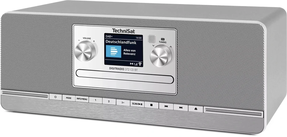 TechniSat „Technsat DigitRadio 372 CD BT“ sidabrinis