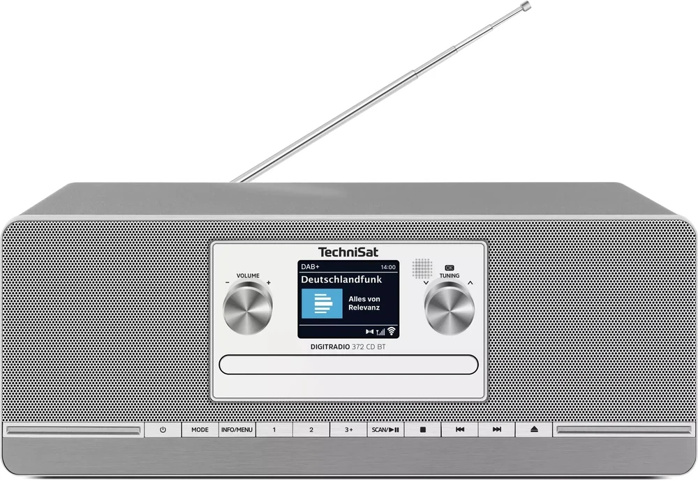 TechniSat „Technsat DigitRadio 372 CD BT“ sidabrinis