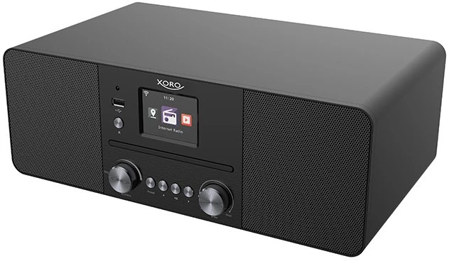 Grotuvas Xoro Viskas viename stereo interneto radijas su CD grotuvu DAB+ BT