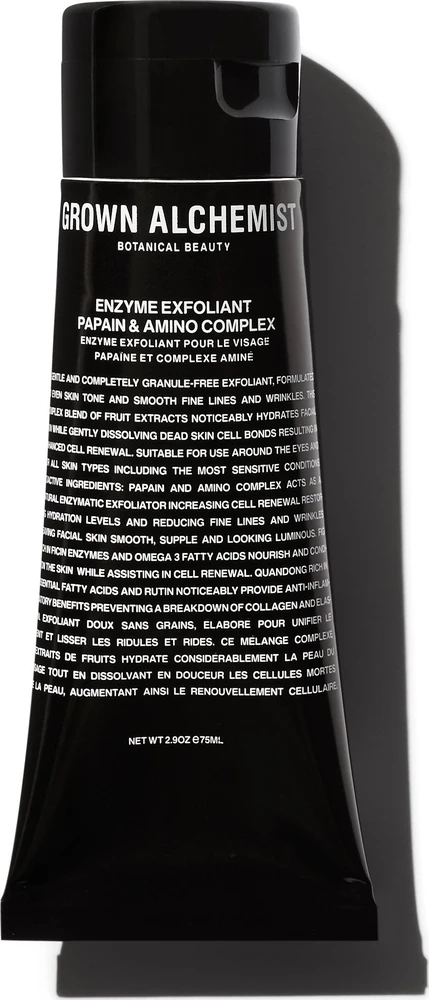 „Grown Alchemist“ fermentų papaino ir amino komplekso šveičiamasis losjonas be žiaurumo, 75 ml
