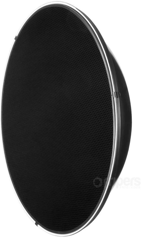 Freepower Grožio lėkštė Beauty Dish Freepower 70 cm balta Bowens, su difuzoriumi ir tinkleliu