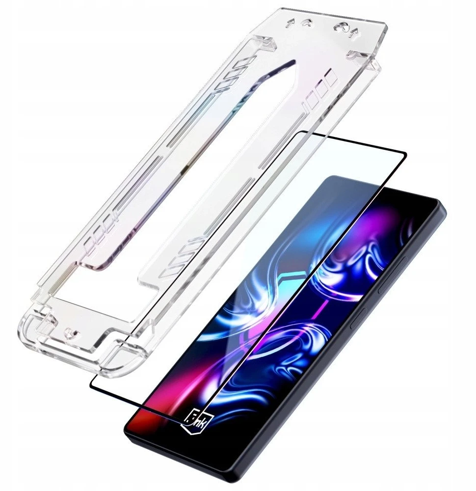 Grūdintas stiklas 3MK HardGlass Max su aplikatorem do Samsung Galaxy S24/S25
