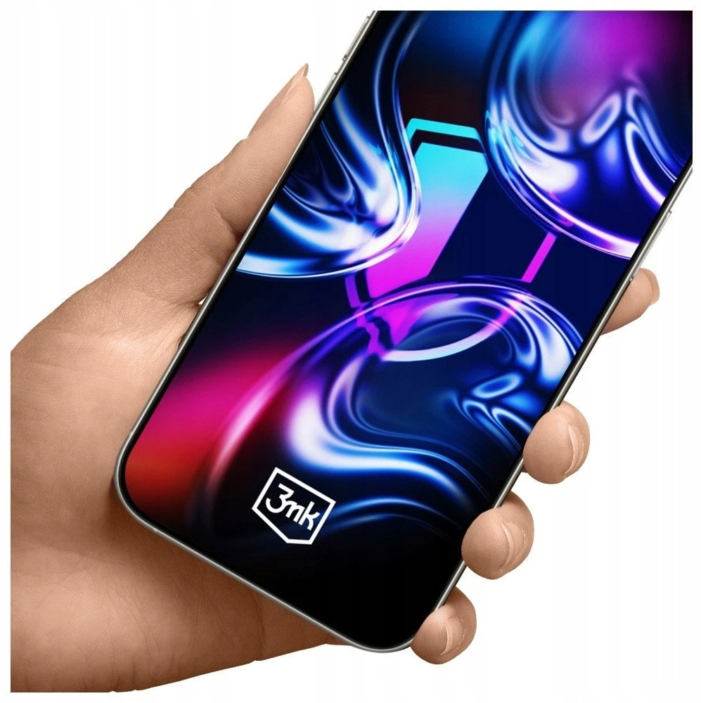 Grūdintas stiklas 3MK HardGlass Max su aplikatorem do Samsung Galaxy S24/S25