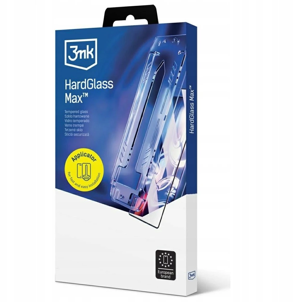 Grūdintas stiklas 3MK HardGlass Max su aplikatorem do Samsung Galaxy S24/S25