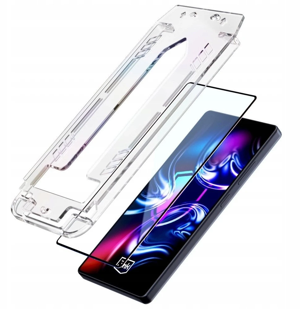 Apsauginis stiklas 3MK HardGlass Max su aplikatoriumi skirtas Apple iPhone 16 Pro/17