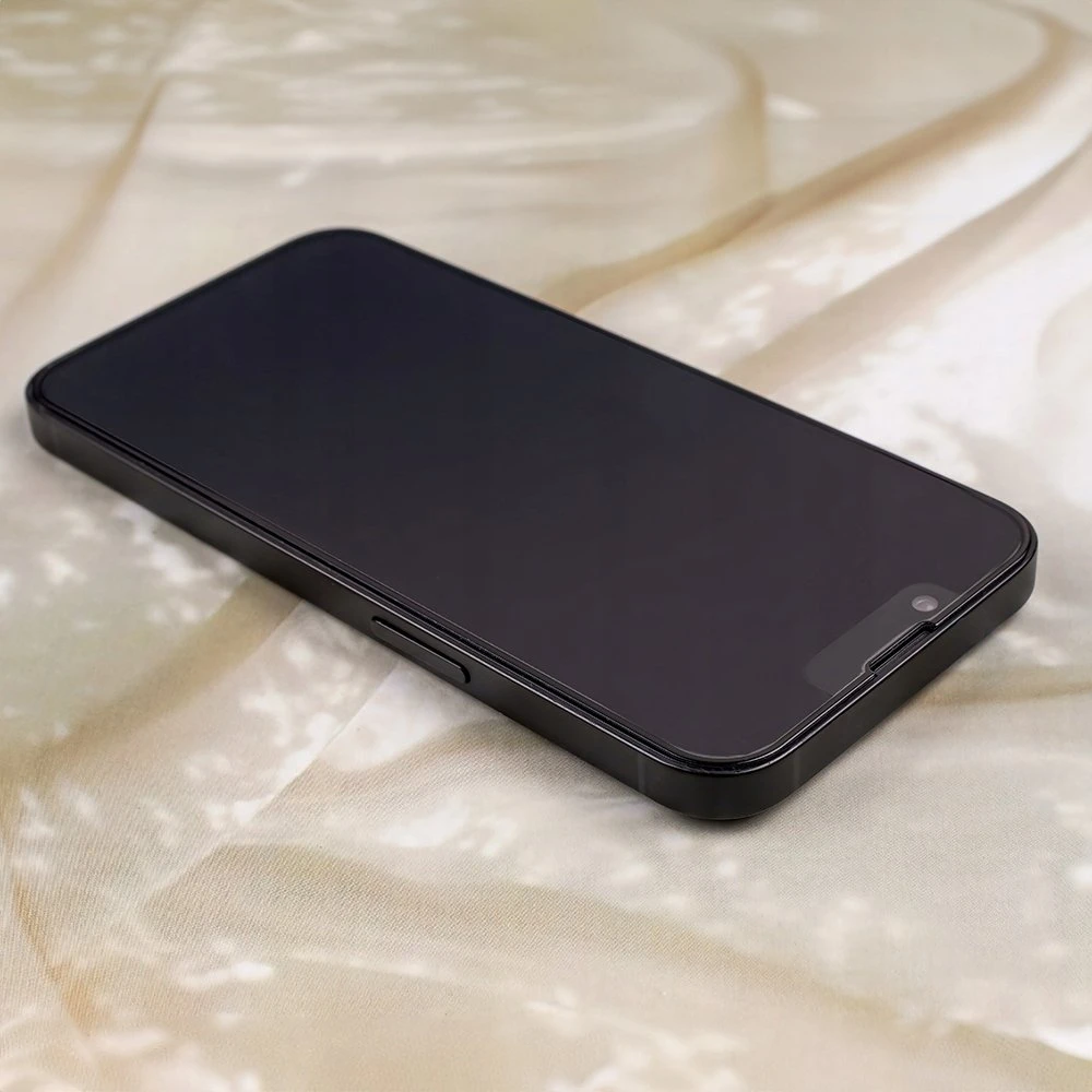 TFO 6D matinis grūdintas stiklas Samsung Galaxy S24 Ultra, juodas rėmelis, suderinamas su pirštų atspaudų skaitytuvu