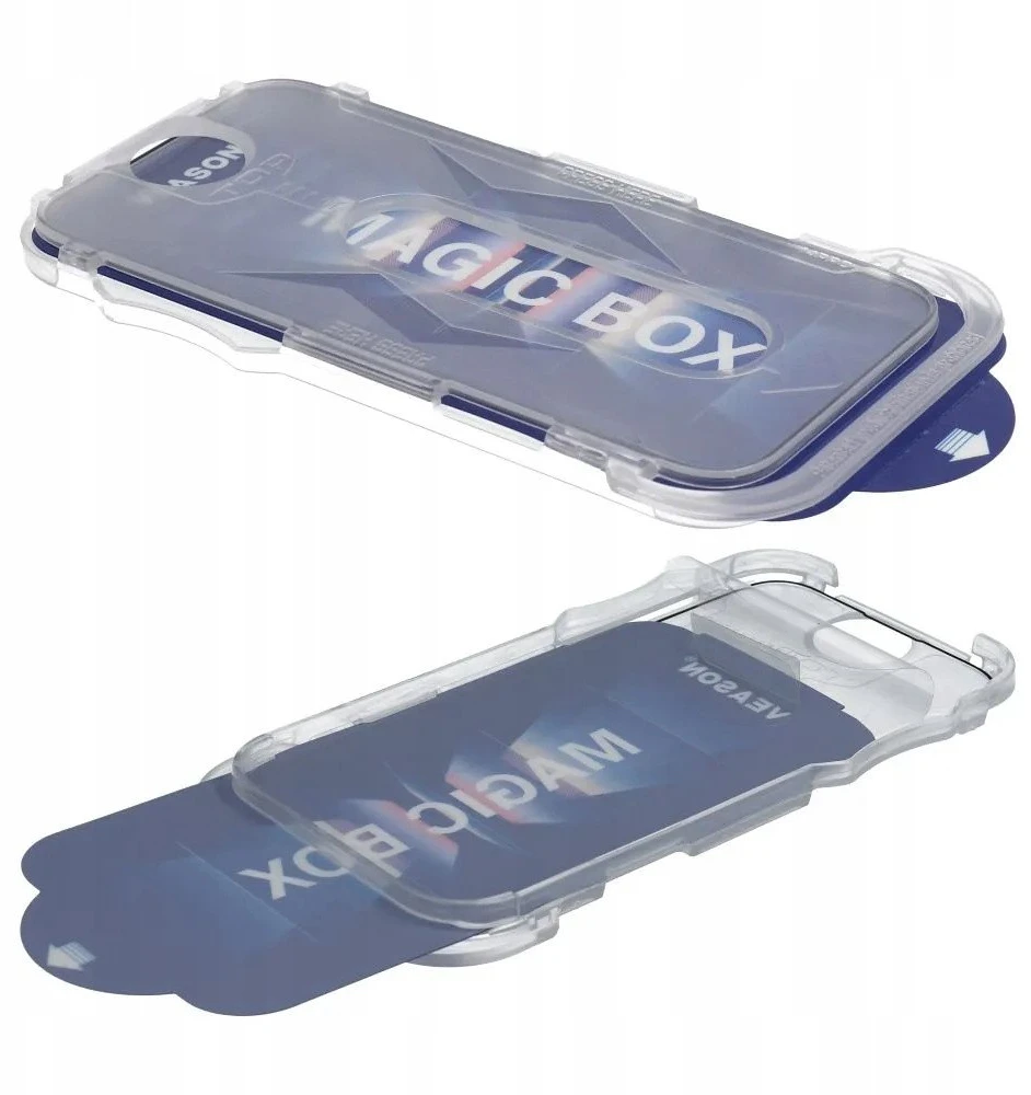 6D Pro Veason lengvai montuojamas stiklas + aplikatorius - skirtas iPhone 17 Air juodas
