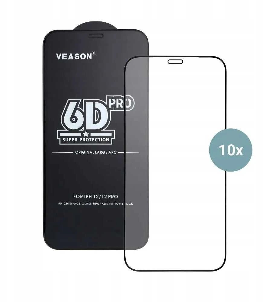 6D Pro Veason Glass (SET 10in1) - skirtas Samsung Galaxy A35 / A55 juodas