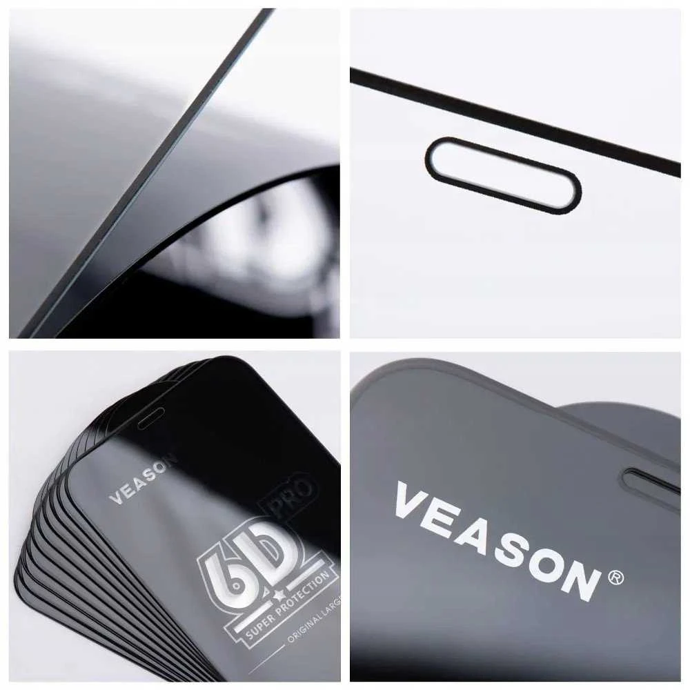 6D Pro Veason Glass (SET 10in1) - skirtas Samsung Galaxy A35 / A55 juodas